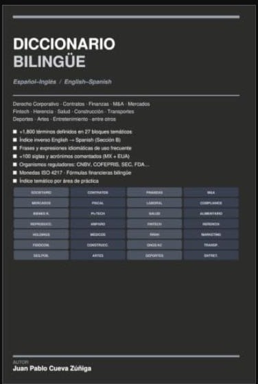DICCIONARIO BILINGÜE Español–Inglés / English–Spanish · México + Estados Unidos: Español–Inglés / English–Spanish · México + Estados Unidos