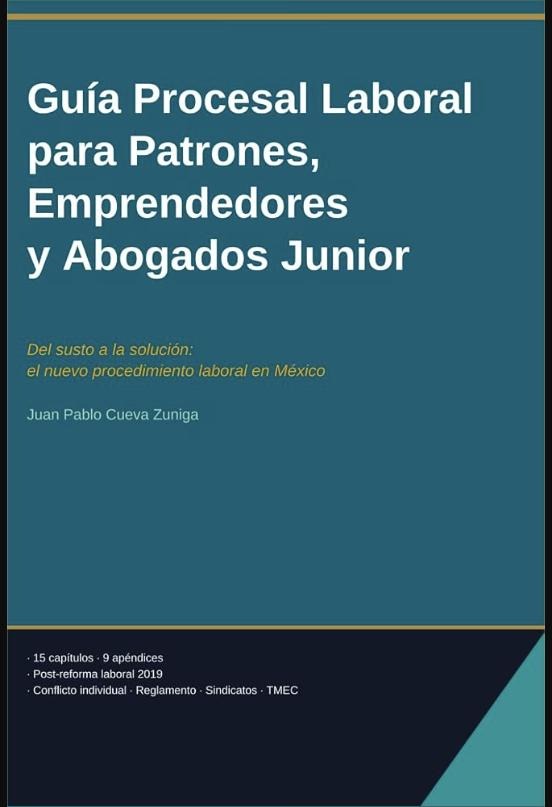 Guía Procesal Laboral para Patrones, Emprendedores y Abogados Junior: Del susto a la solución: el nuevo procedimiento laboral en México